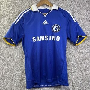 Chelsea Jersey Womens Small Blue Home Soccer Football Adidas Samsung 06-08
